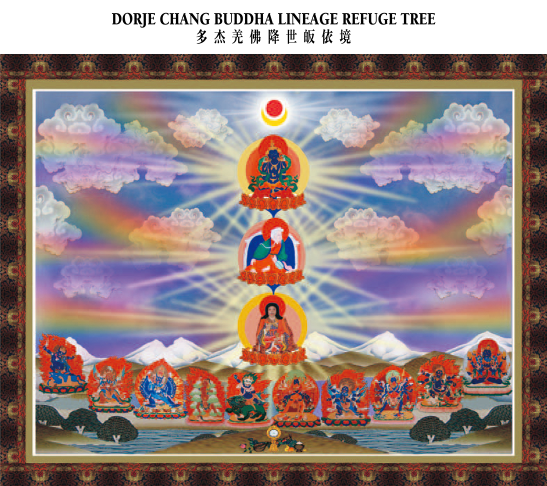 Dorje Chang Buddha Lineage Refuge Tree-图片1