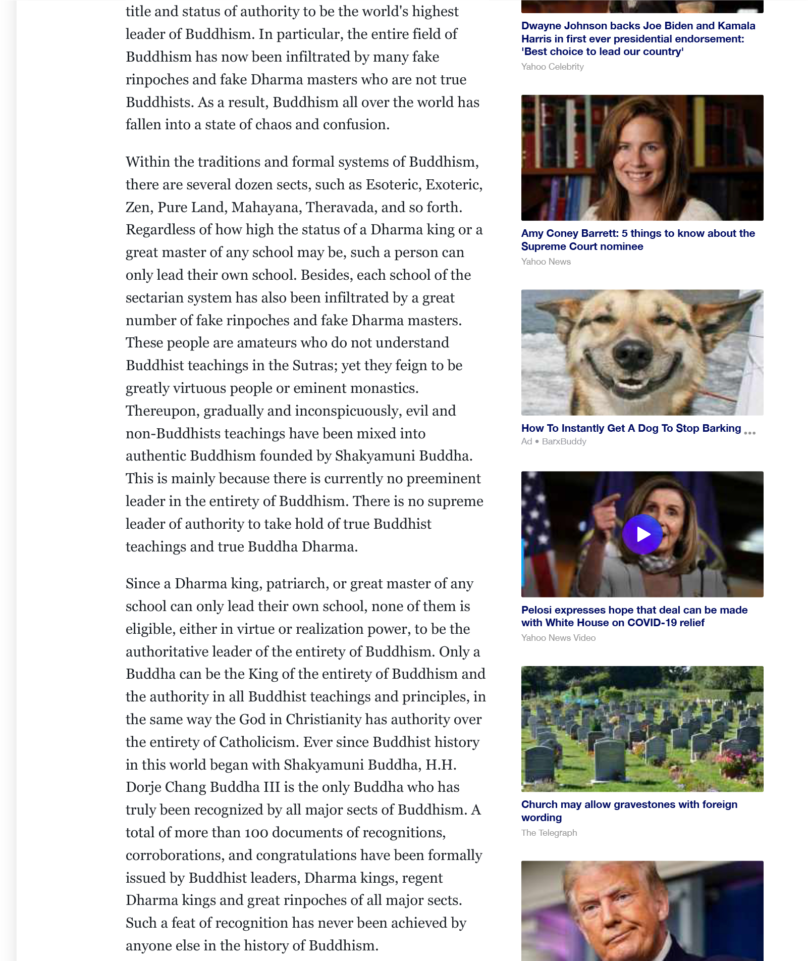 The World Peace Prize Awarding Council Together With Religious Leaders Title Awarding Council: The Conferment of the Pope of Buddhism to His Holiness Dorje Chang Buddha III is Unchangeable-图片6