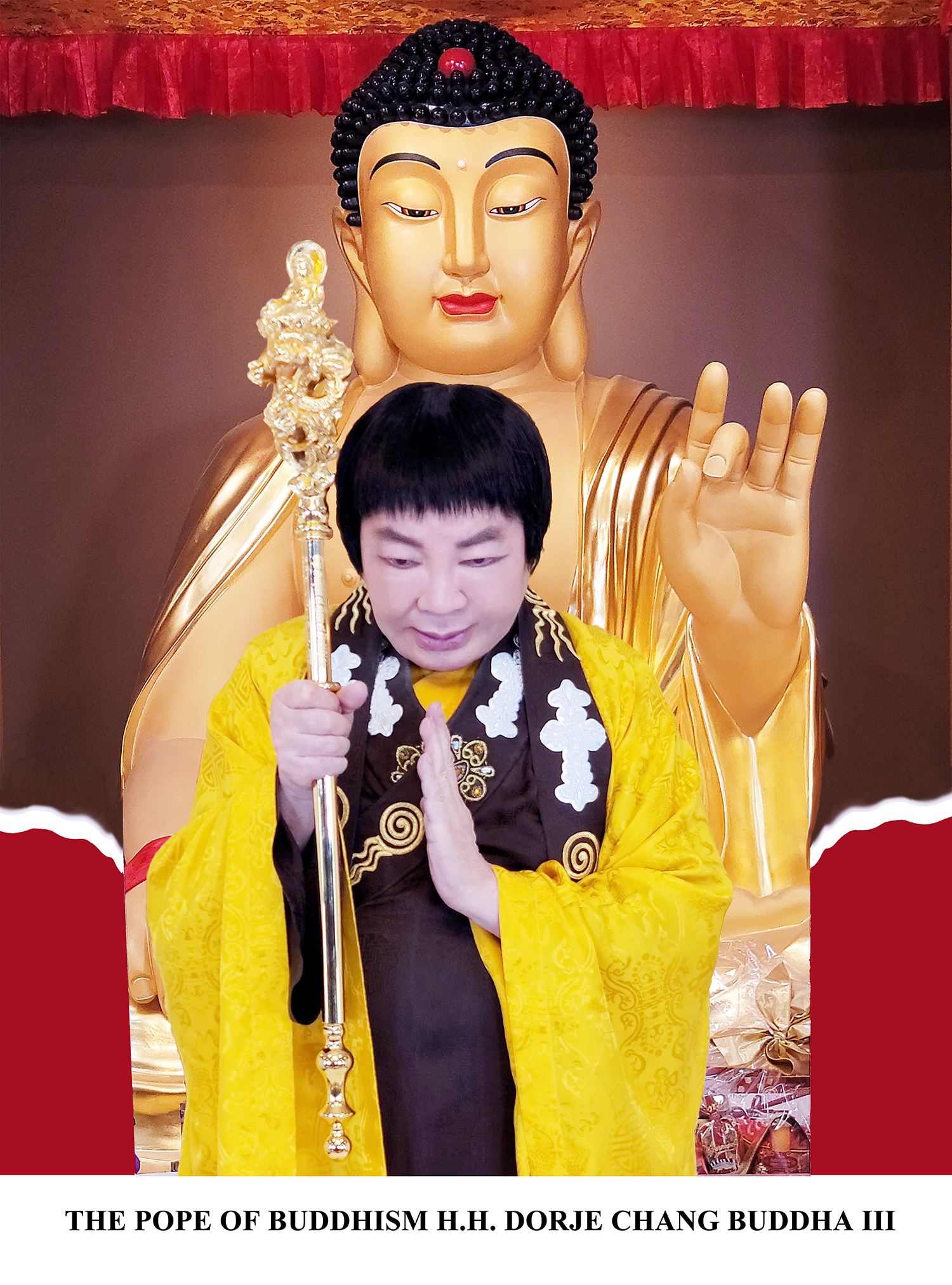 The Pope of Buddhism His Holiness Dorje Chang Buddha III-图片1